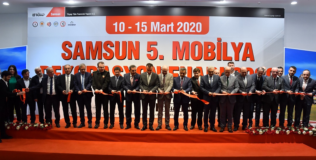 Samsun Mobilya Dekorasyon Fuarı Açıldı