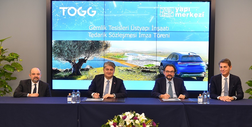 TOGG Gemlik Tesisi’nin İnşaatı İçin Yapı Merkezi'ni Tercih Etti