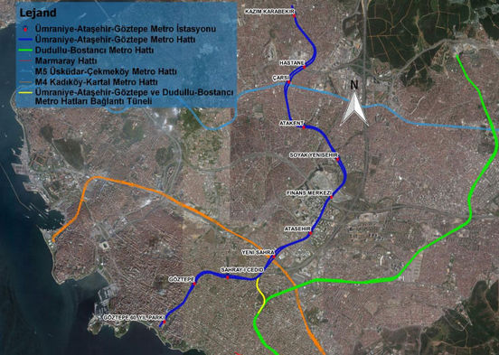 Ümraniye-Ataşehir-Göztepe Metro Hattı’nın inşaatı Bu Ay Başlıyor!